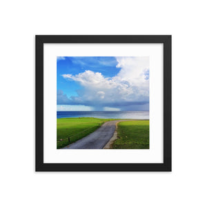 Storm over the ocean - T-Bone's Prints - Framed photo paper poster - Cannabis Incognito Apparel CIA | Cannabis Clothing Store