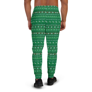 Happy Holidays  Happy New Year Ugly Sweater | Men's Joggers - Cannabis Incognito Apparel CIA | Cannabis Clothing Store