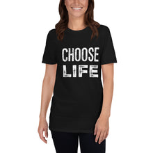 Load image into Gallery viewer, “Choose Life” - Short-Sleeve Unisex T-Shirt - Cannabis Incognito Apparel CIA | Cannabis Clothing Store