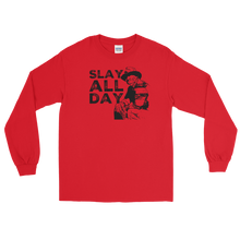 Load image into Gallery viewer, “slay all day” - Long Sleeve T-Shirt - Cannabis Incognito Apparel CIA | Cannabis Clothing Store