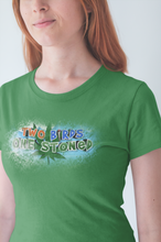 Load image into Gallery viewer, Two Birds One Stoned&quot;AGED PAINT T-Shirt | CIA Clothing Store - Cannabis Incognito Apparel CIA | Cannabis Clothing Store