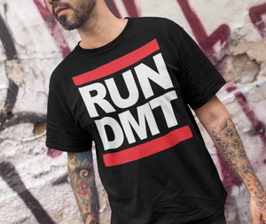 RUN DMT Black T shirt (CIA Cannabis Incognito Apparel) - Cannabis Incognito Apparel CIA | Cannabis Clothing Store