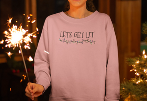 Let’s get lit t shirt | christmas party lights | Woman’s Clothing | C.I.Apparel - Cannabis Incognito Apparel CIA | Cannabis Clothing Store